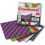 Papíry na origami 15 x 15 cm 50 ks ornamental SMT Creatoys – Hledejceny.cz