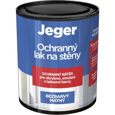 Jeger bezbarvý lak univerzální matný 750 ml – Zboží Mobilmania