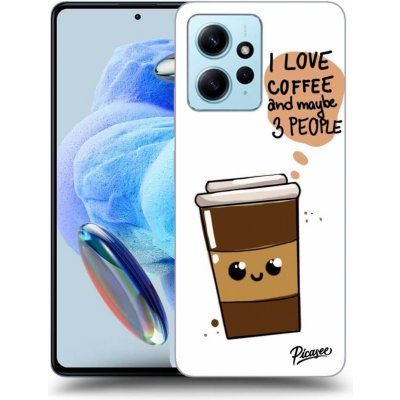 Pouzdro Picasee silikonové Xiaomi Redmi Note 12 4G - Cute coffee černé – Zboží Mobilmania