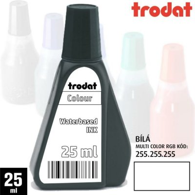 Trodat Razítková barva bílá 25 ml – Zbozi.Blesk.cz
