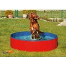 Karlie-Flamingo Skládací bazén pro psy červeno/modrý 120 x 30 cm