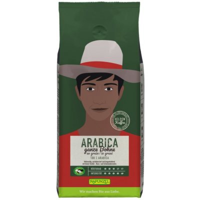 Rapunzel Hero Coffee Arabica bio BIO VEGAN BEZLEPEK zrnková 1 kg – Hledejceny.cz
