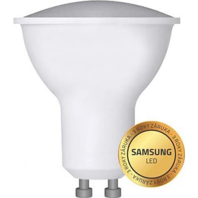 GETI LED žárovka SAMSUNG čip GU10 6W bílá teplá – Zboží Mobilmania