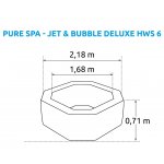 Intex PureSpa Jet & Bubble Deluxe Octagon 28462 – Zboží Dáma