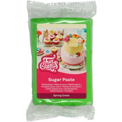 FunCakes Zelený rolovaný Fondant Spring Green barevný Fondán 250 g – Zboží Dáma