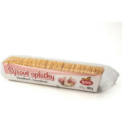 Brick Sýrové oplatky česnekové 100 g – Zboží Dáma