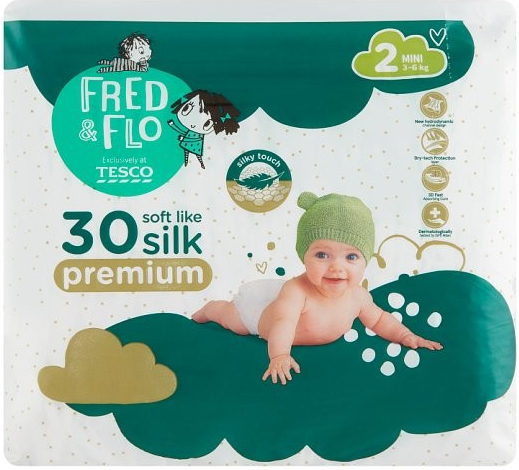 Fred & Flo Premium pleny 2 Mini 3-6 kg 30 ks od 90 Kč - Heureka.cz