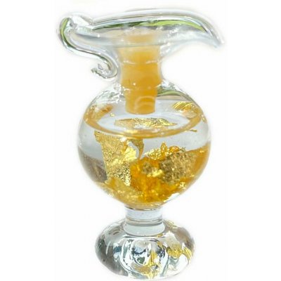 Nefertitis Lahvička se zlatem - dekorační karafa 5 cm NF48077 - cca 5 cm – Hledejceny.cz