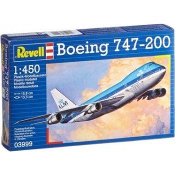 Revell ModelSet letadlo 63999 Boeing 747-200 1:450