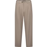 Betty Barclay dámské kalhoty hnědošedé s páskem – Zboží Mobilmania