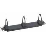 Vyvazovací panel XtendLan PP01-CB Vyvazovací panel, 10", 1U, 3x plastová úchytka PP01-CB – Sleviste.cz