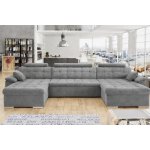 EU-nábytek MIA U II 378x170 se záhlavníky šedá – Zboží Dáma