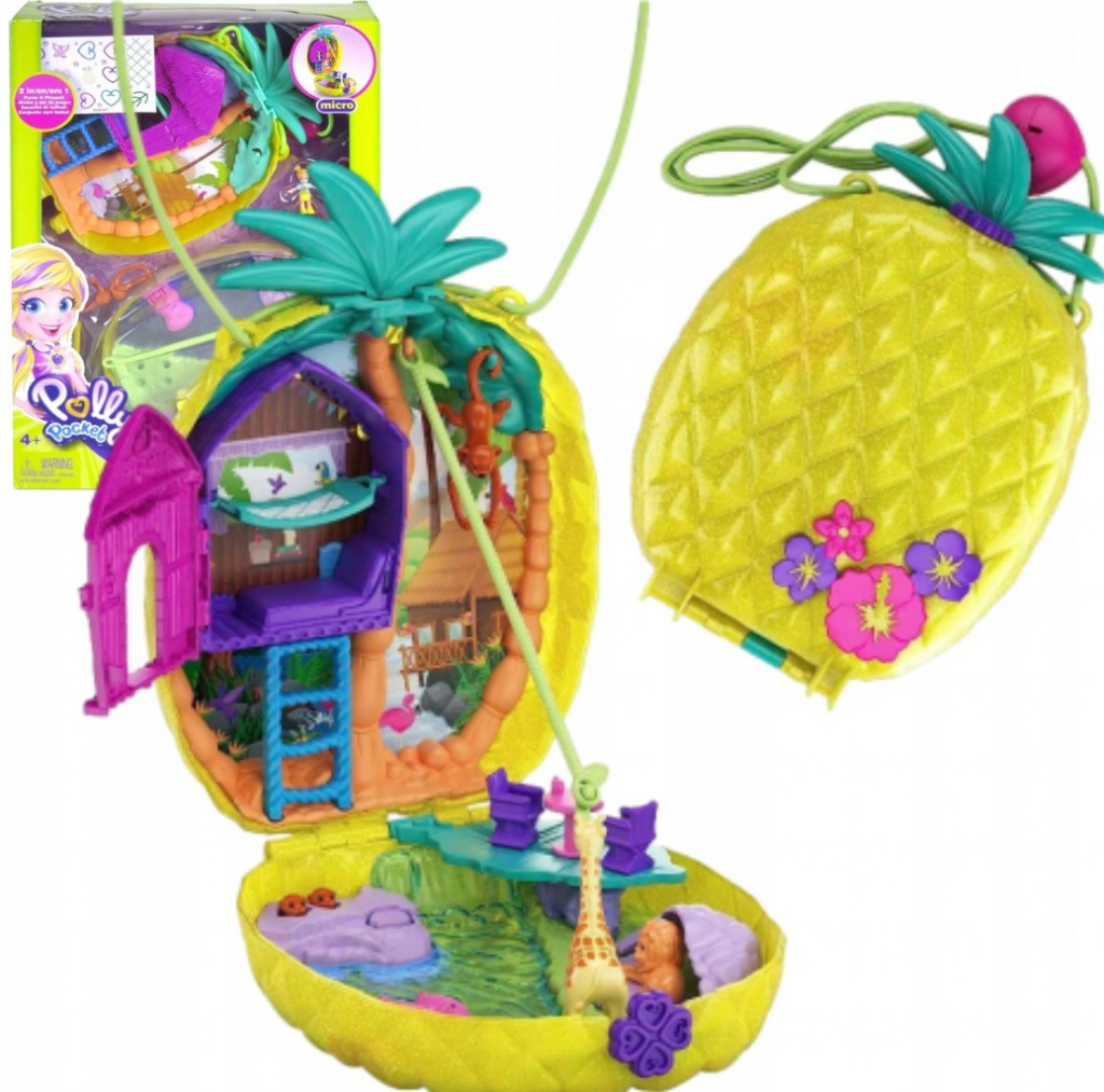 Mattel Polly Pocket pidi pocketková kabelka ananas