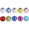 Piercing Šperky4U náhradní kulička s krystaly Swarovski závit ND01023-04-C