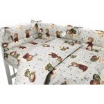 Miminu Mantinel s povlečením 3D bavlna Teddy and Moon béžová 135 x 100 cm – Sleviste.cz