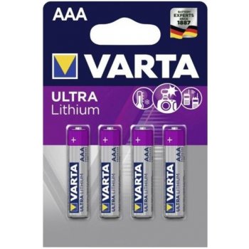 Varta Ultra Lithium 4ks AAA 6103301404