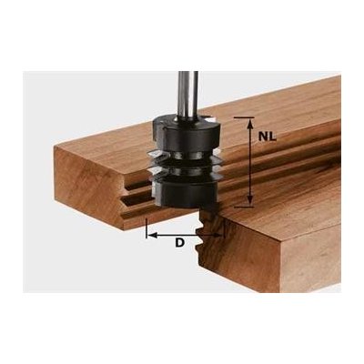 Festool HW S8 D34/NL32 Klihovací fréza HW, stopka 8 mm 491034 – Sleviste.cz