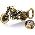 OTVÍRÁK NA LAHVE ZLATÝ DÁREK DEKORATIVNÍ MOTOCYKL MOTORKA – Hledejceny.cz