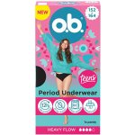 o.b. Teens menstruační kalhotky černé – Zboží Dáma
