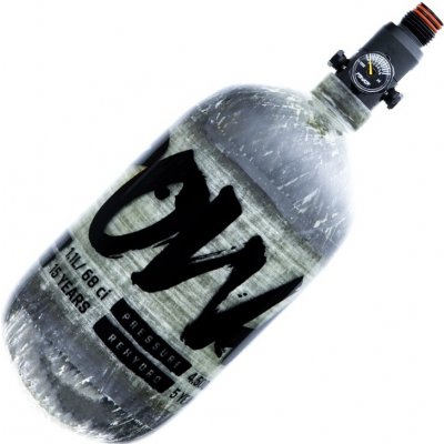 PowAir PowAir HPA lahev CARBON Series 68ci 4500 PSI, Dye LT Šedá – Hledejceny.cz