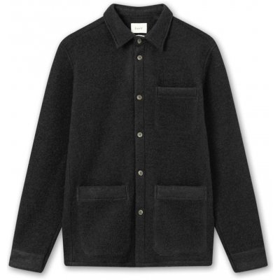 Forét Ivy Wool Overshirt Black – Zboží Mobilmania