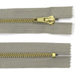 Kovový zip no.5 nerozepínací 18cm jeansový - více barev Barva: 08 šedo-béžová – Hledejceny.cz