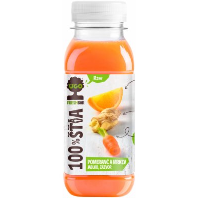 UGO Pomeranč mrkev jablko zázvor 250 ml – Zboží Dáma