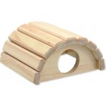 Small Animal Domek Půlkruh dřevěný 16,5 x 15 x 8 cm – Zboží Mobilmania