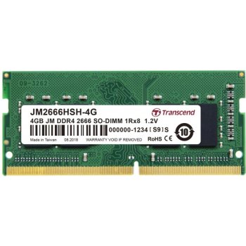 Transcend SODIMM DDR4 4GB 2666MHz CL19 JM2666HSH-4G