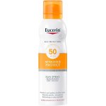 Eucerin Sun Sensitive Protect transparentní sprej na opalování pro citlivou pokožku SPF50+ 200 ml – Zboží Dáma
