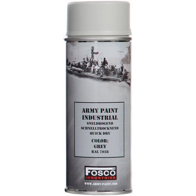 FOSCO barva Army ve spreji 400 ml RAL 7038 šedá – Zboží Mobilmania