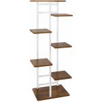 Gardlov 27790 Stojan na květiny 120 x 23,5 x 42 cm bílo-hnědý – Sleviste.cz
