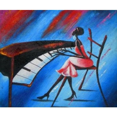 Koncert na piano - 90 x 120 cm – Zboží Mobilmania