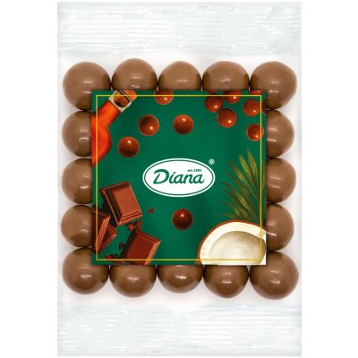 Diana Company Rumové kuličky s kokosem v mléčné čokoládě 100 g – Zbozi.Blesk.cz