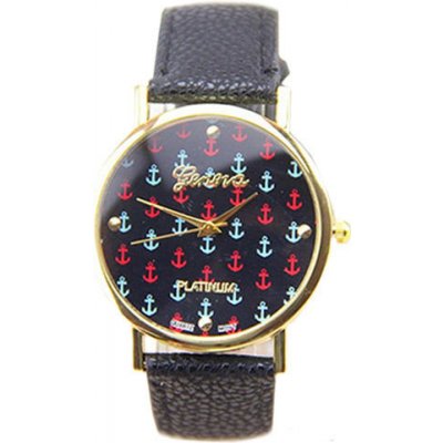 Dámske hodinky Geneva - Anchor čierne 59634