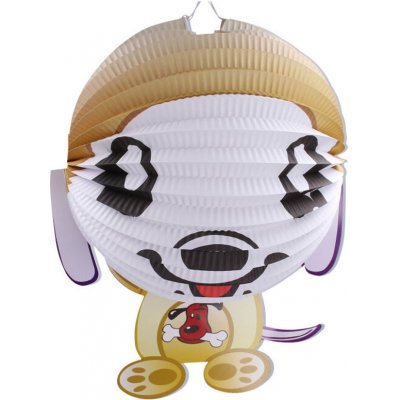 Lampion koule 25 cm s tělem Kočka Pes – Sleviste.cz