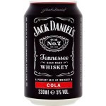 Jack Daniels & Cola 5% 0,33 l (plech) – Zboží Dáma