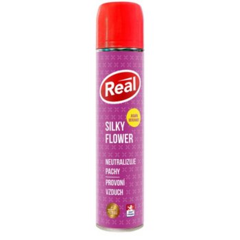 Real Silky Flower osvěžovač vzduchu sprej 300 ml