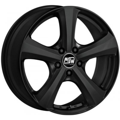 MSW 19 7x16 5x100 ET45 matt black – Hledejceny.cz