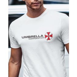 Bezvatriko Umbrella Corporation Canvas tričko s krátkým rukávem Bílá
