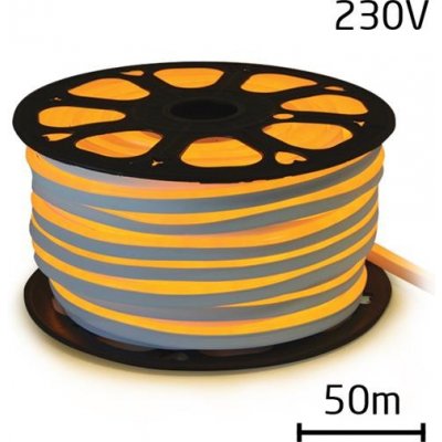 TIPA LED Neon flex hadice 230V žlutá 50m IP67 12W/m – Zboží Mobilmania