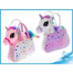 Mikro Trading jednorožec s kabelkou bílá 20 cm – Zboží Mobilmania