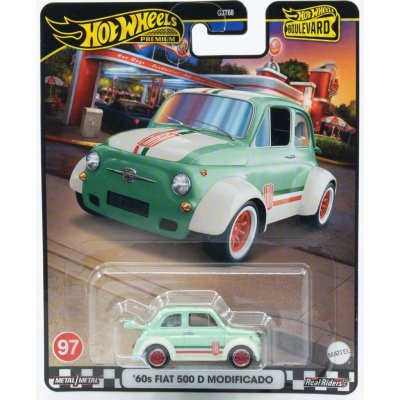 Hot Wheels Premium Boulevard '60s Fiat 500 D Modificado – Sleviste.cz