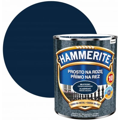Akzo Nobel Hammerite přímo na rez, 0,70l, kladívkový tmavě modrý – Zboží Mobilmania