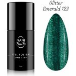 NANI gel lak One Step Glitter Emerald 5 ml – Zboží Mobilmania