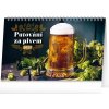 Kalendář NOTIQUE Stolní Putování za pivem 23,1 x 14,5 cm 2025
