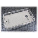 Pouzdro JEKOD TPU Ochranné HTC Desire 200/10E bílé
