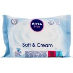 Nivea Baby Soft & Cream vlhčené ubrousky 20 ks – Zboží Mobilmania