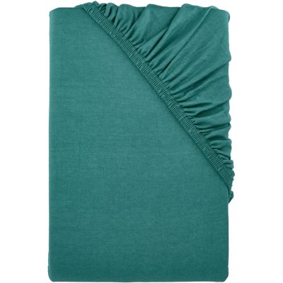 Livarno Žerzejové napínací prostěradlo tmavě zelené 90-100x200 – Hledejceny.cz