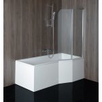 Polysan PALOMA vanová zástěna 900mm, čiré sklo (BS-90) – Zboží Mobilmania